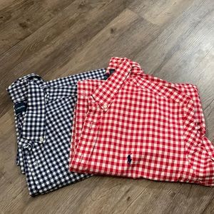 Lot of 2 Polo Button Downs